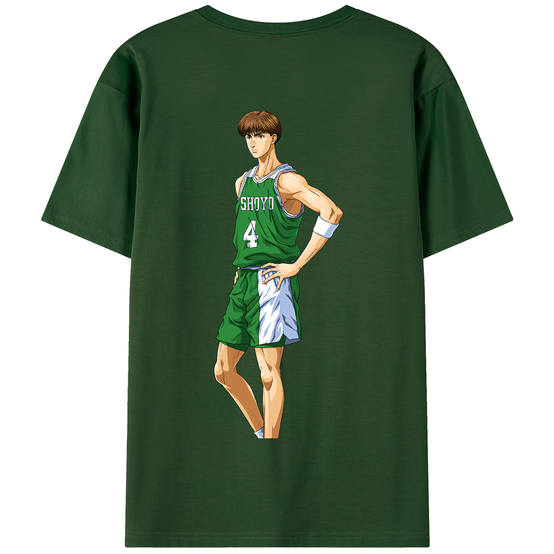 SLAM DUNK／スラムダンク 綿100％半袖Tシャツ（背面プリント）